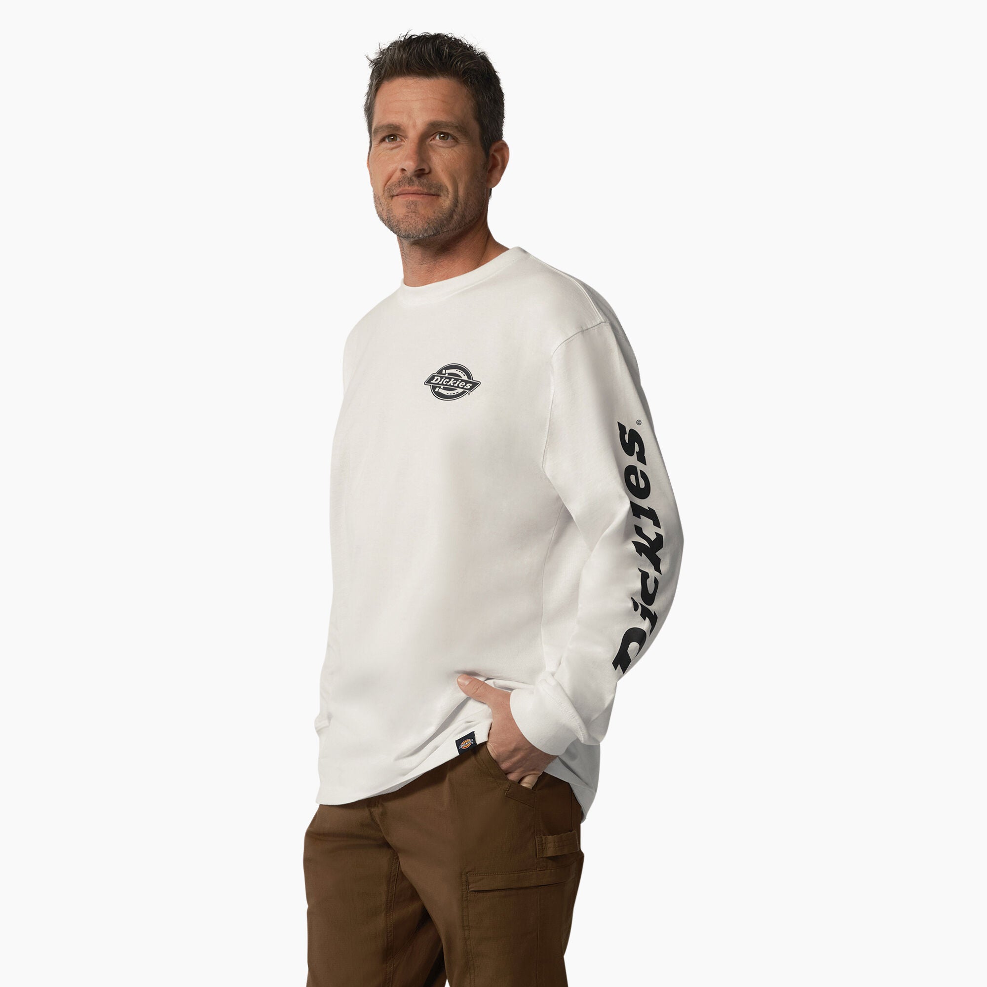 Long Sleeve Heavyweight Logo T-Shirt - Image 3