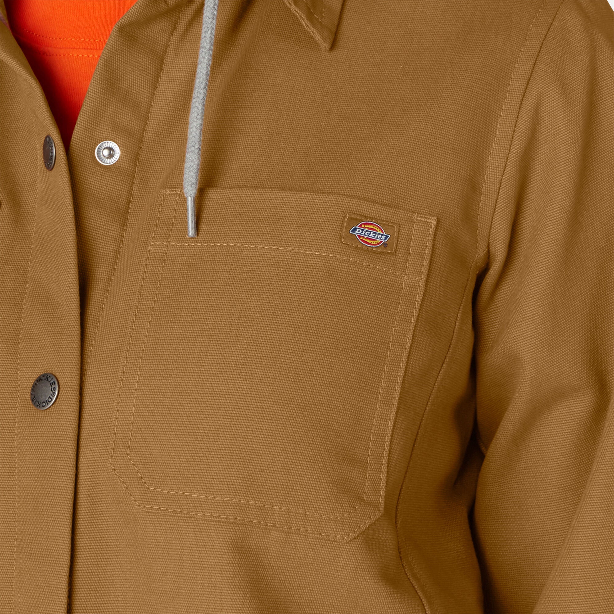 Women's Duck Hooded Shirt Jacket - Image 6