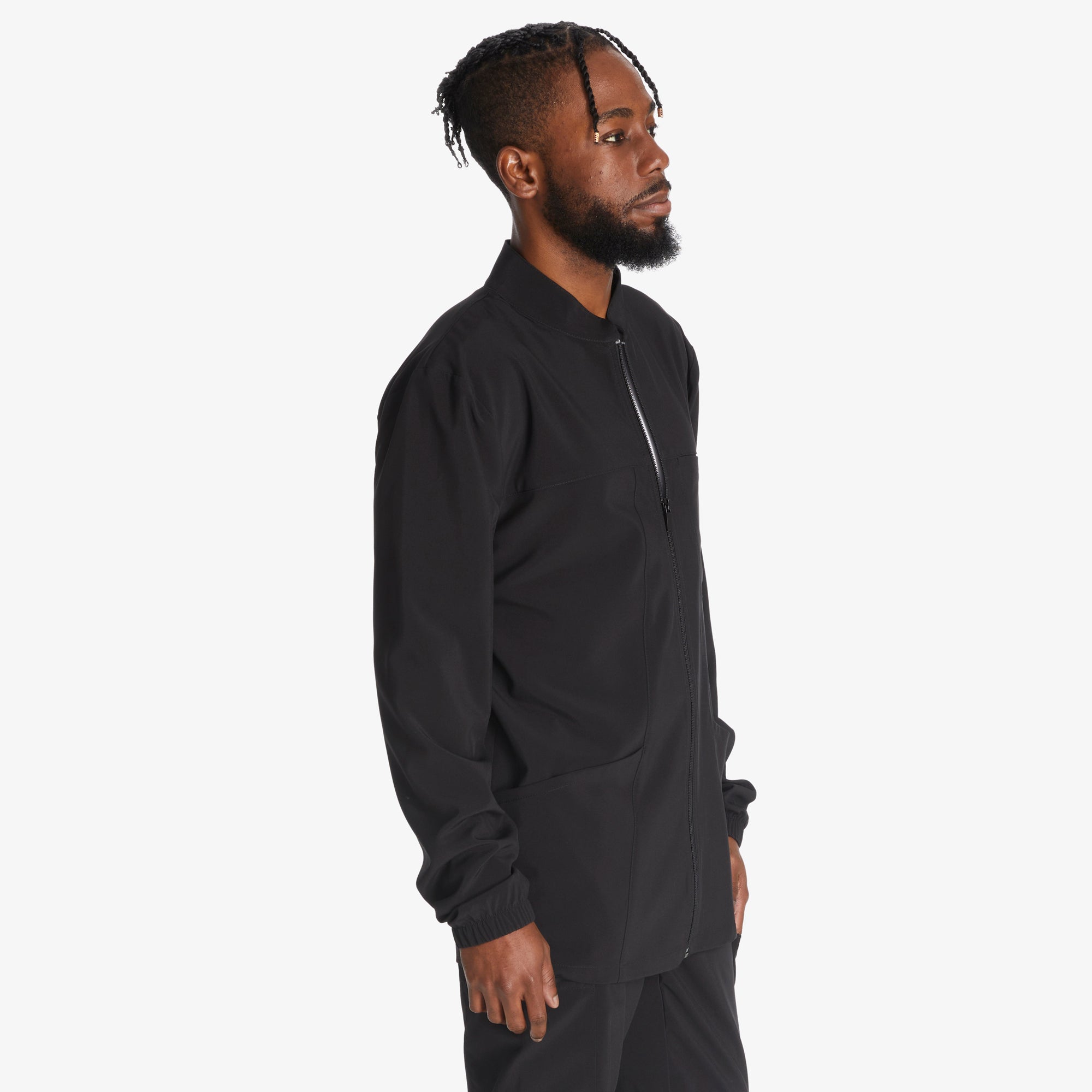 Men's EDS Essentials Zip Front Scrub Jacket - Image 4