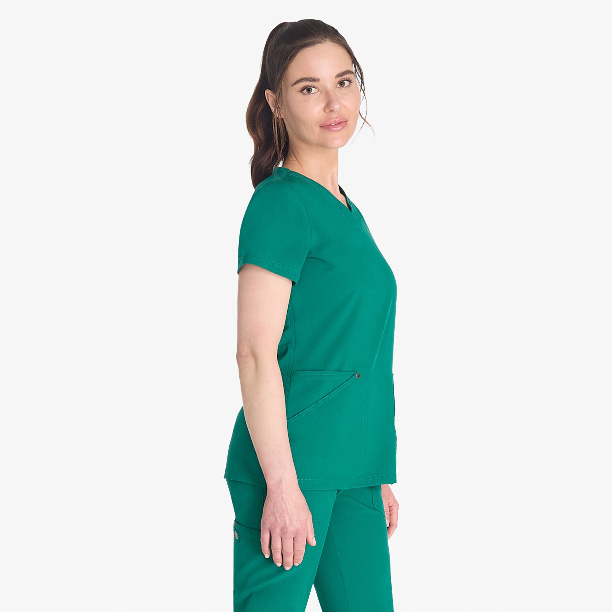 Women's EDS NXT V-Neck Scrub Top - Image 4