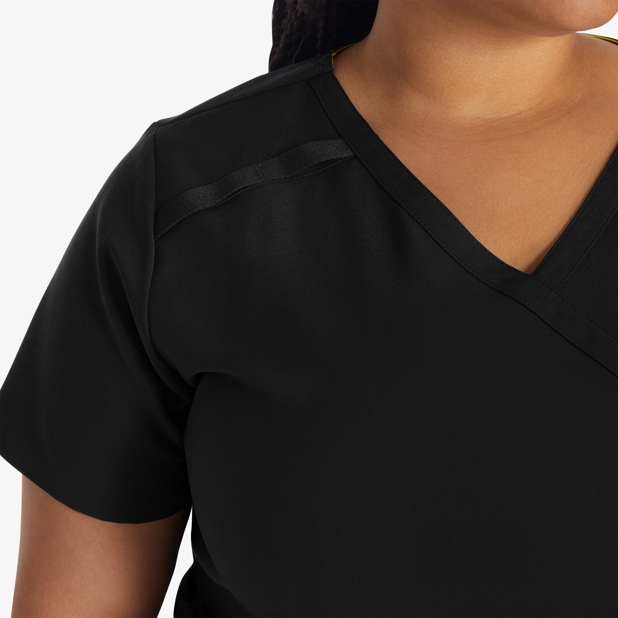 Women's EDS Essentials Mock Wrap Scrub Top - Image 6