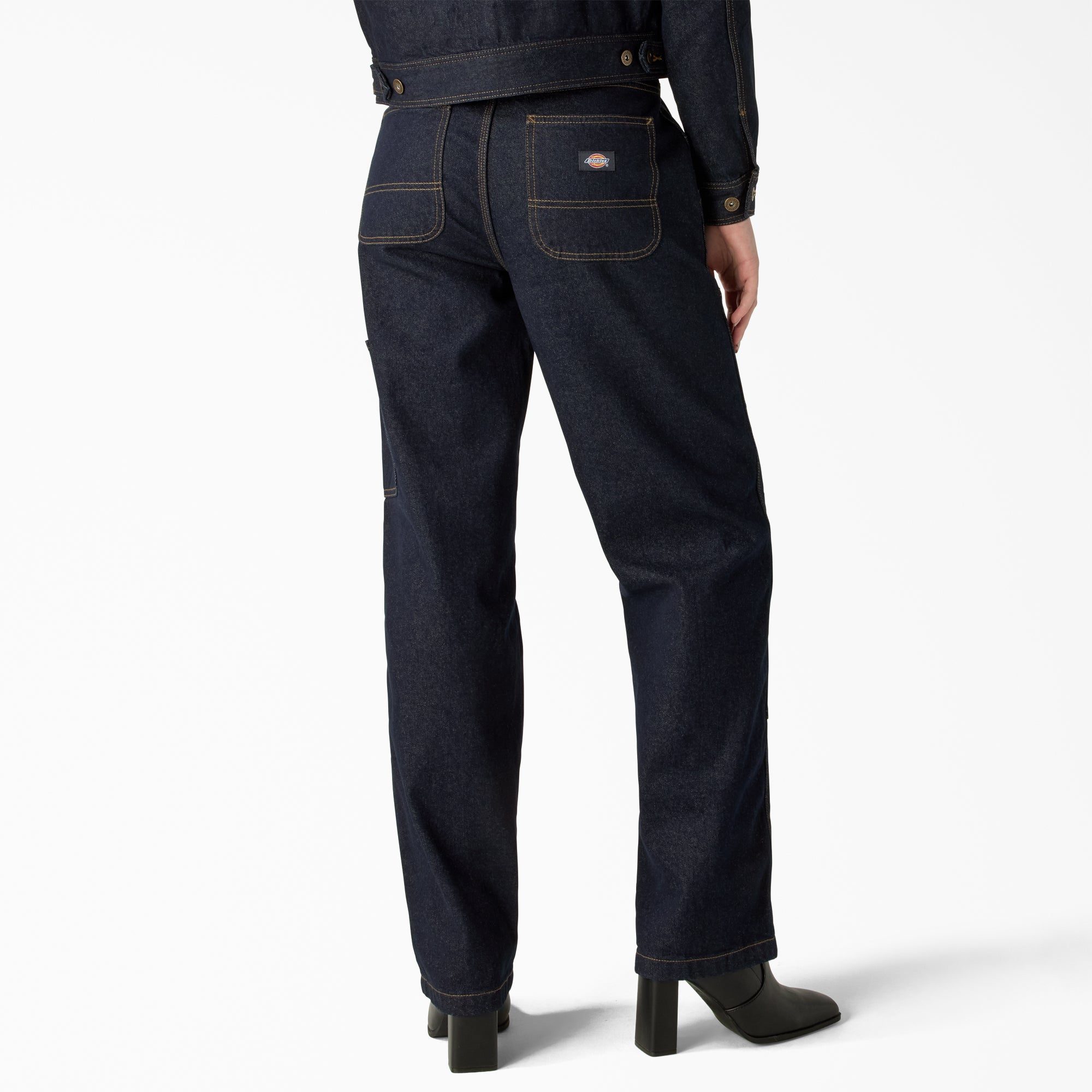 Women's Madison Loose Fit Double Knee Jeans - Image 2
