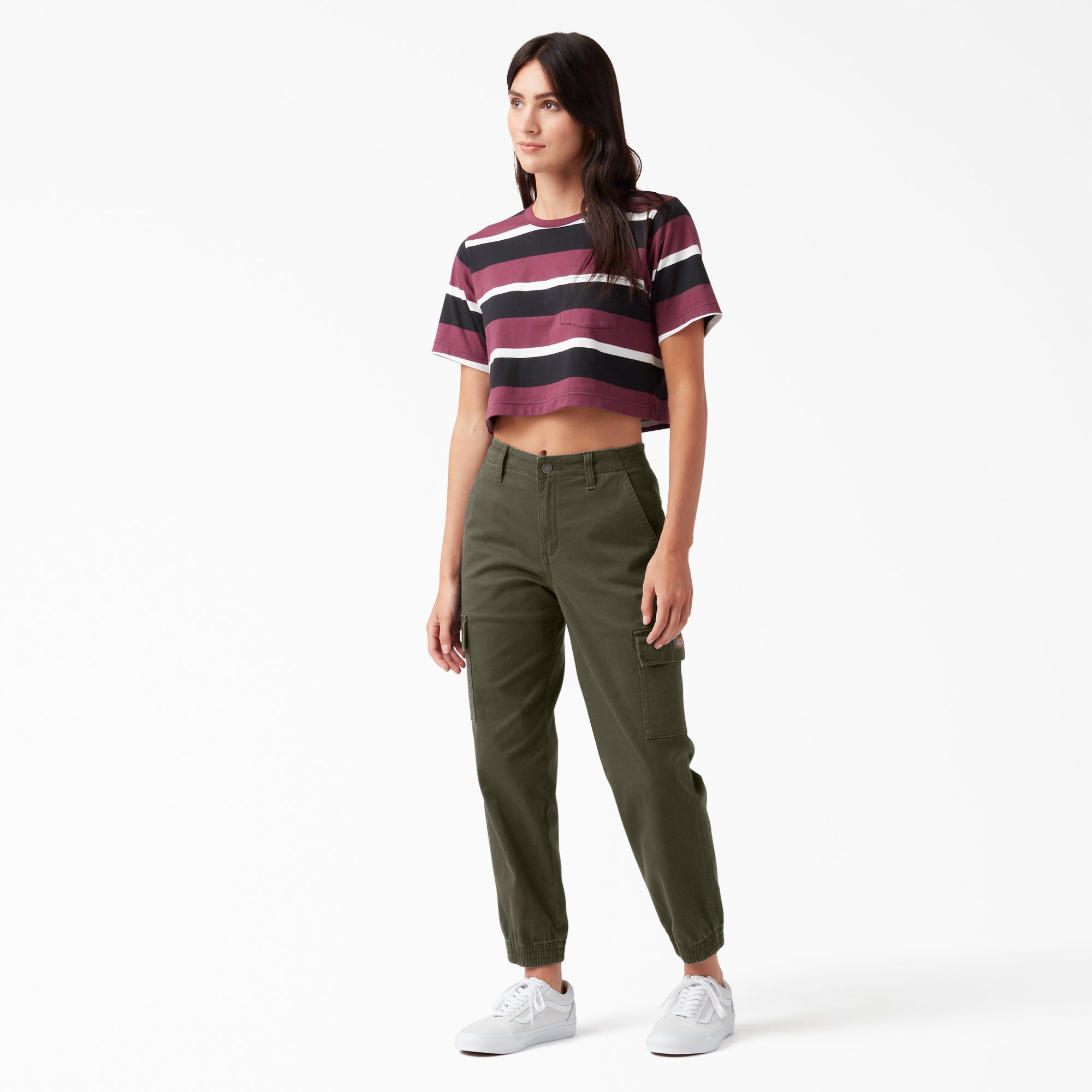 Women's High Rise Fit Cargo Jogger Pants - Image 4