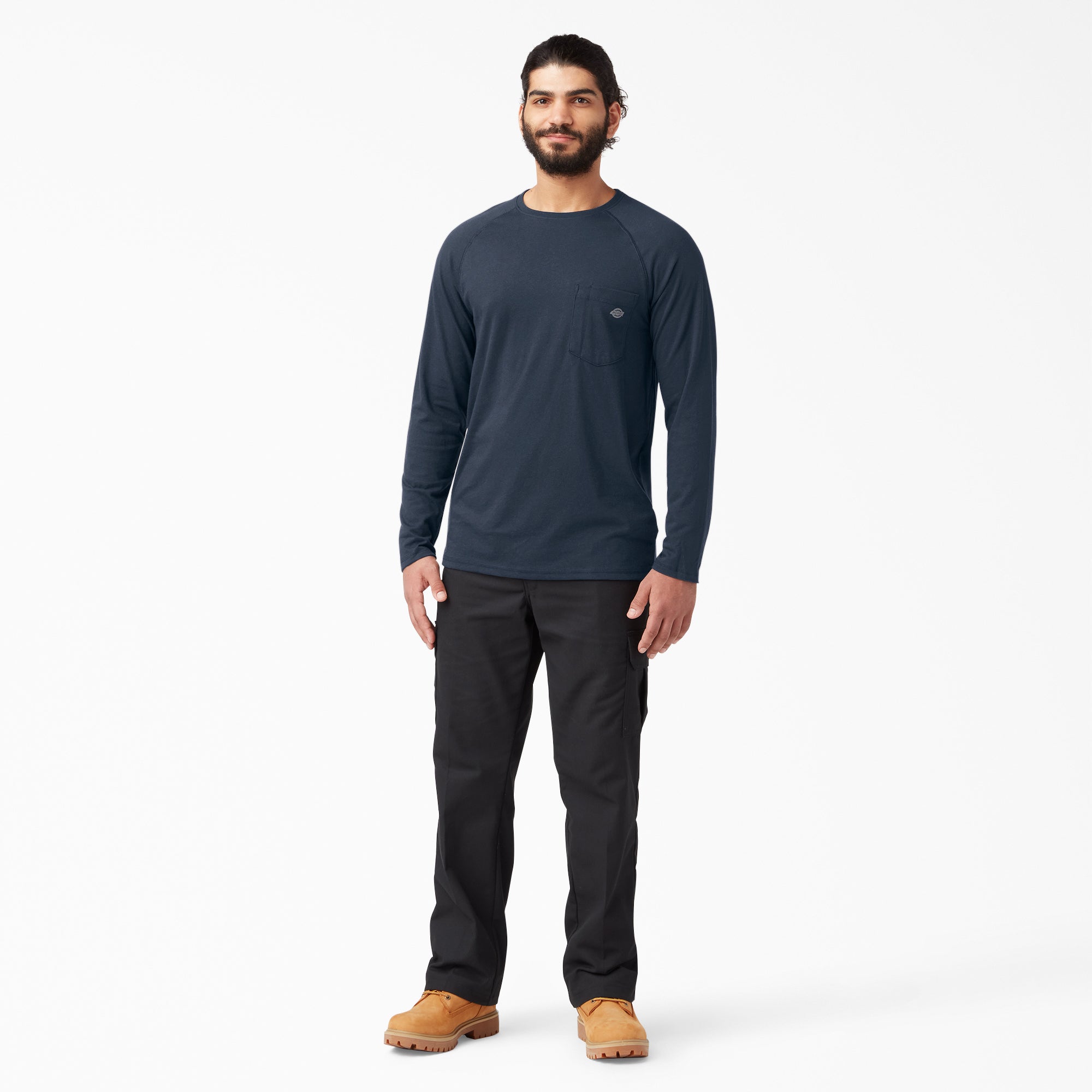 Cooling Long Sleeve Pocket T-Shirt - Image 4
