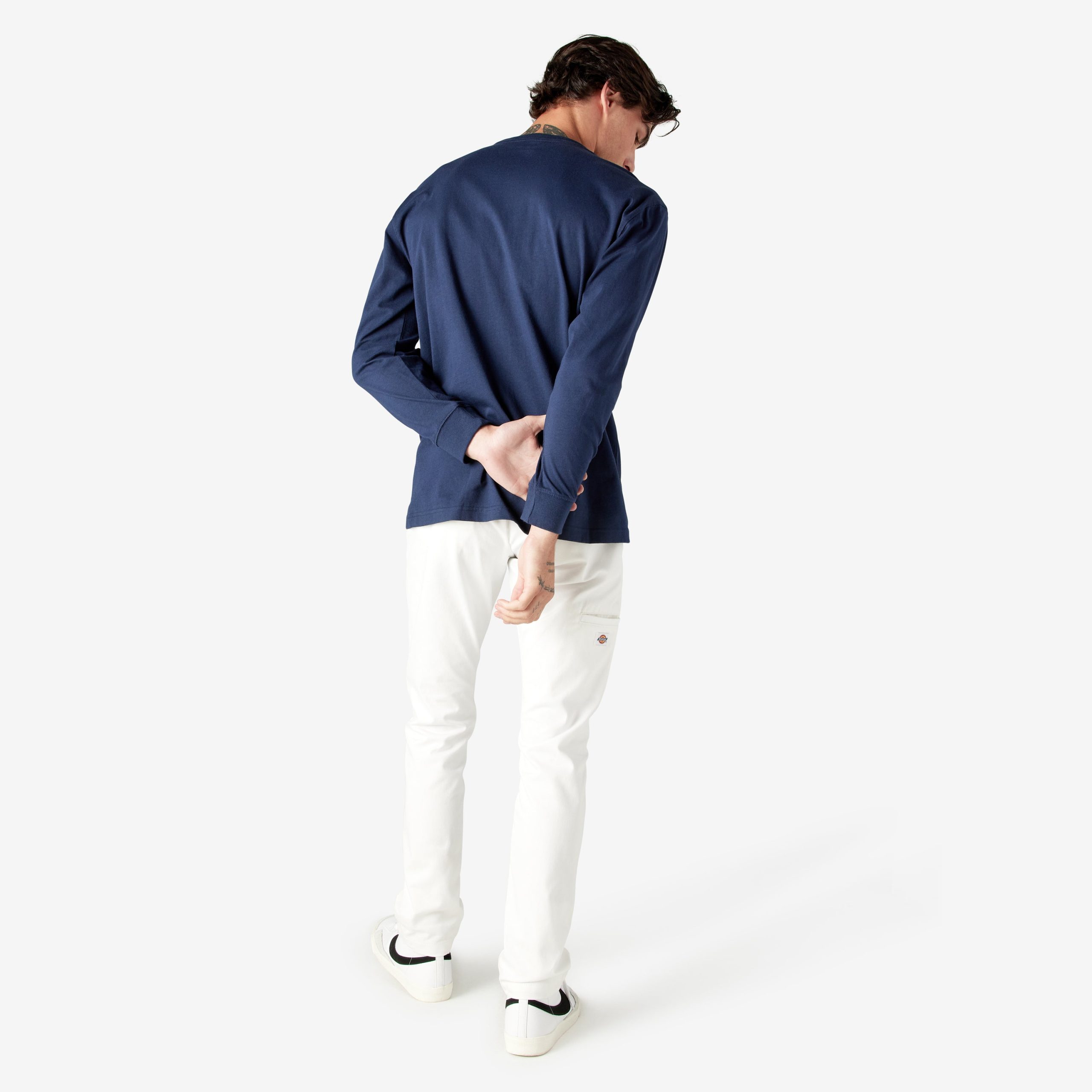 Logo Graphic Long Sleeve Pocket T-Shirt - Image 6