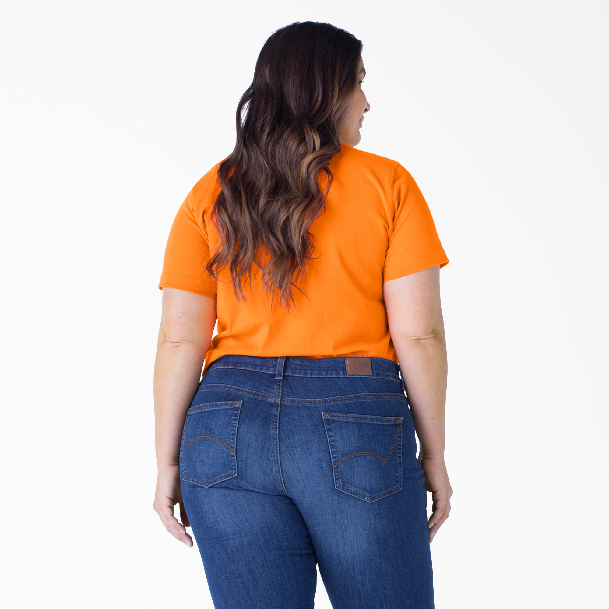 Women's Plus Heavyweight Short Sleeve Pocket T-Shirt - Image 2